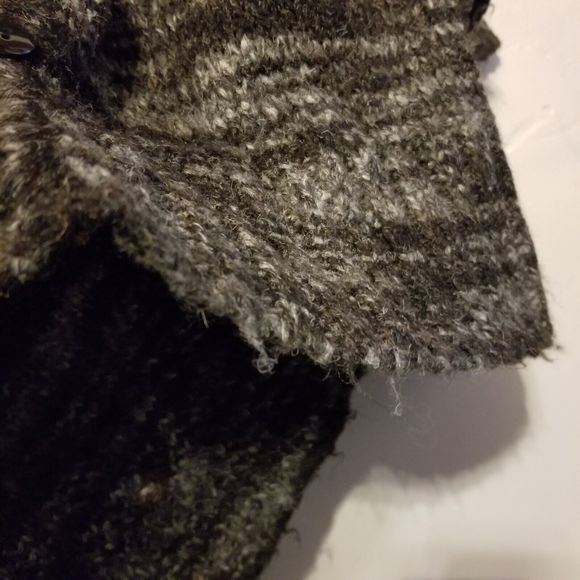 Reference Point Sweater Button Down Cardigan Womens Large Black Gray Heathered - Picture 13 of 14